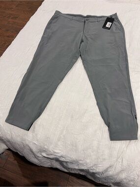 Men's Gray Casual Jogger Pants — Slim Comfort